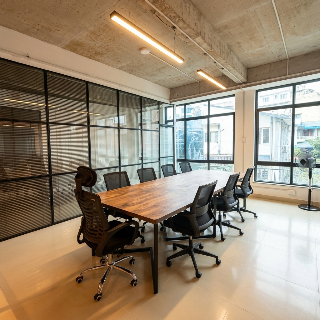Wolf Offices spacious conference room with natural daylight